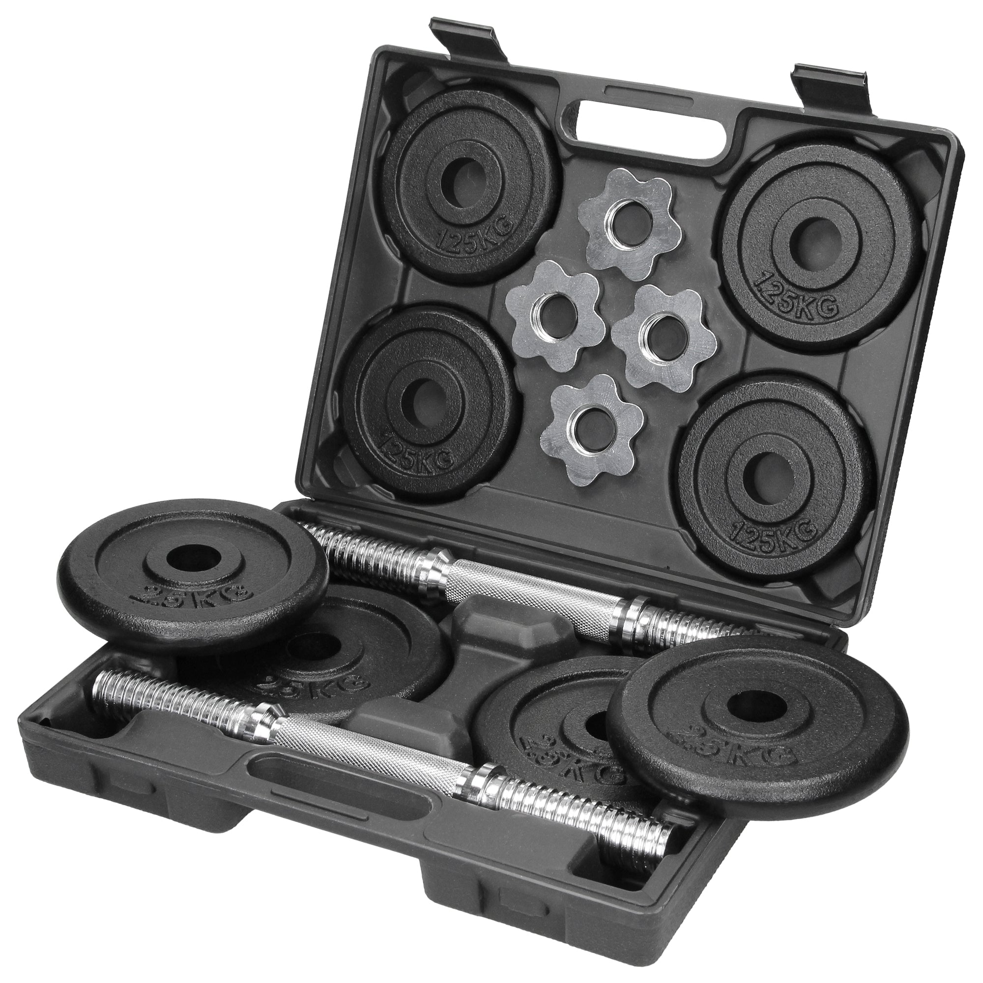ECD Germany Sport & Freizeit haltère fonte 20 kg lot de 2