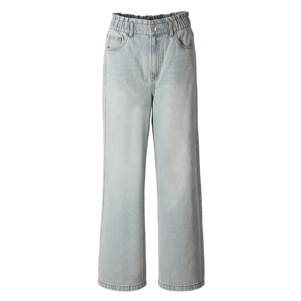 Stokomani Mode Jean large bleu clair Taille 36 femme