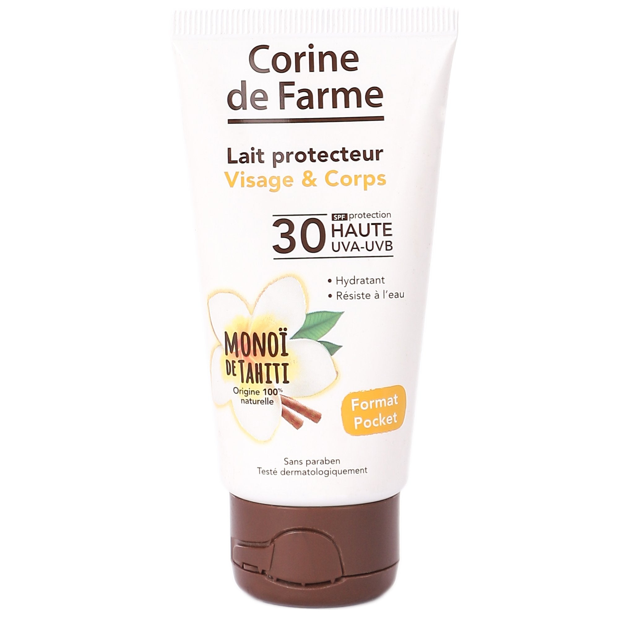 Stokomani Lait protecteur visage et corps SPF 30 poche protection moyenne