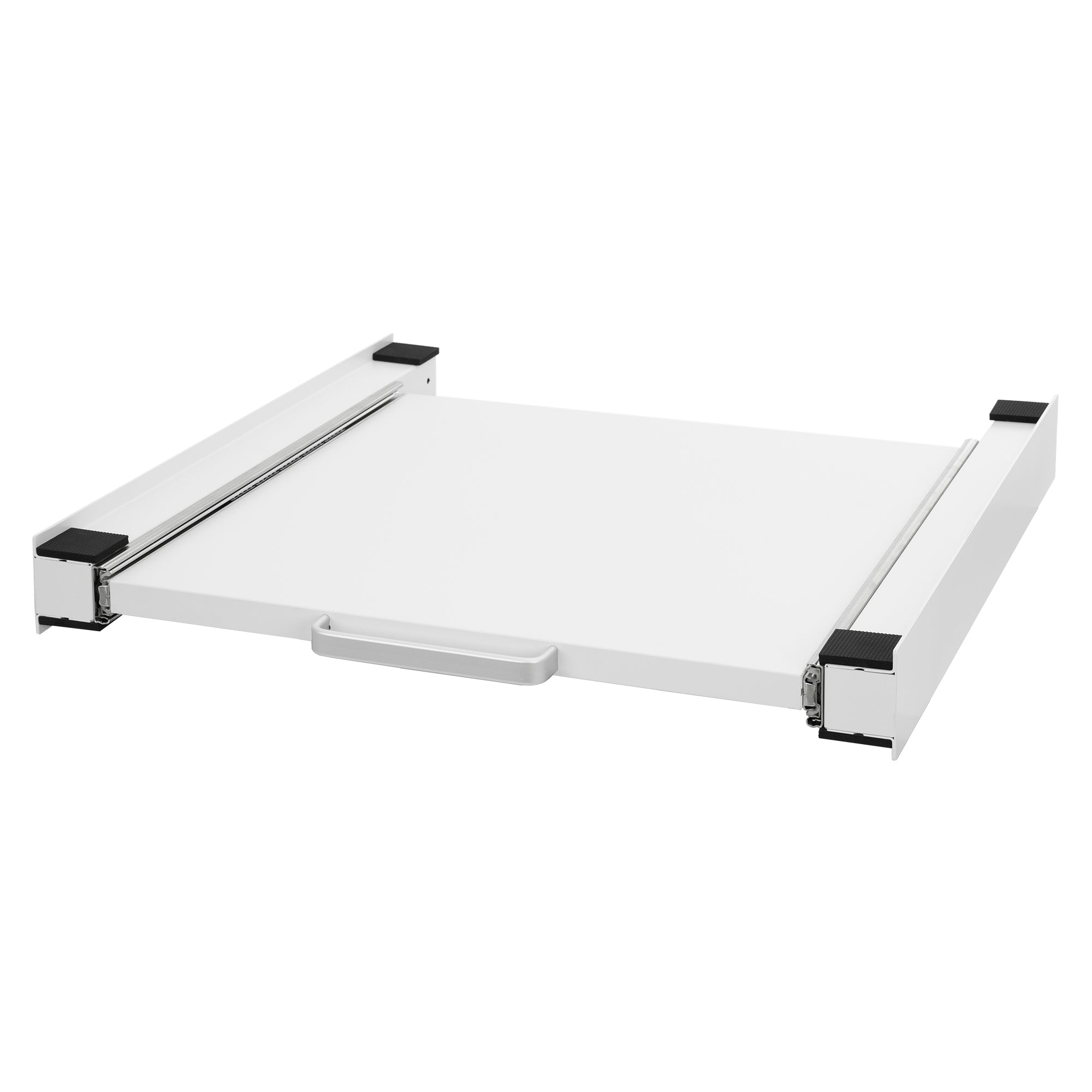 ECD Germany Möbel cadre lave-linge noir 60x60 cm avec tiroir