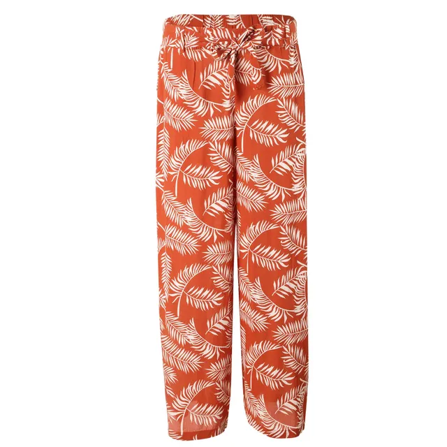 Stokomani Mode Pantalon large imprimé pantalon rouge taille 42