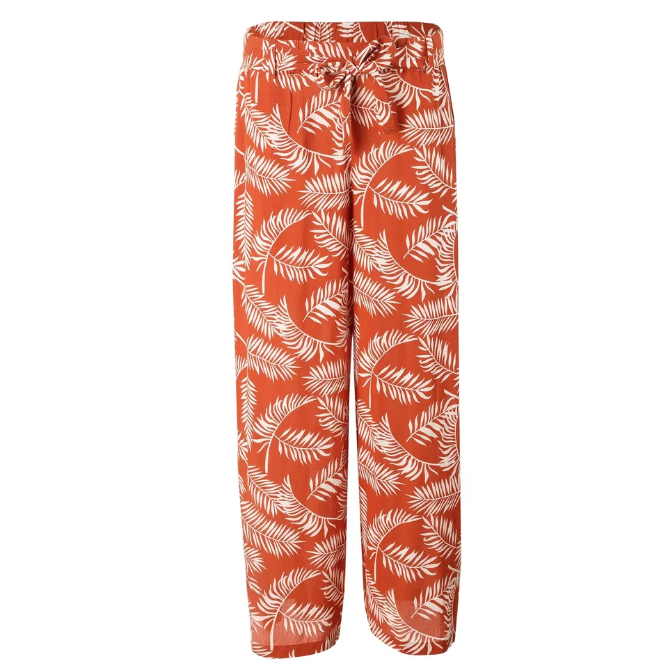 Stokomani Mode Pantalon large imprimé pantalon rouge taille 42