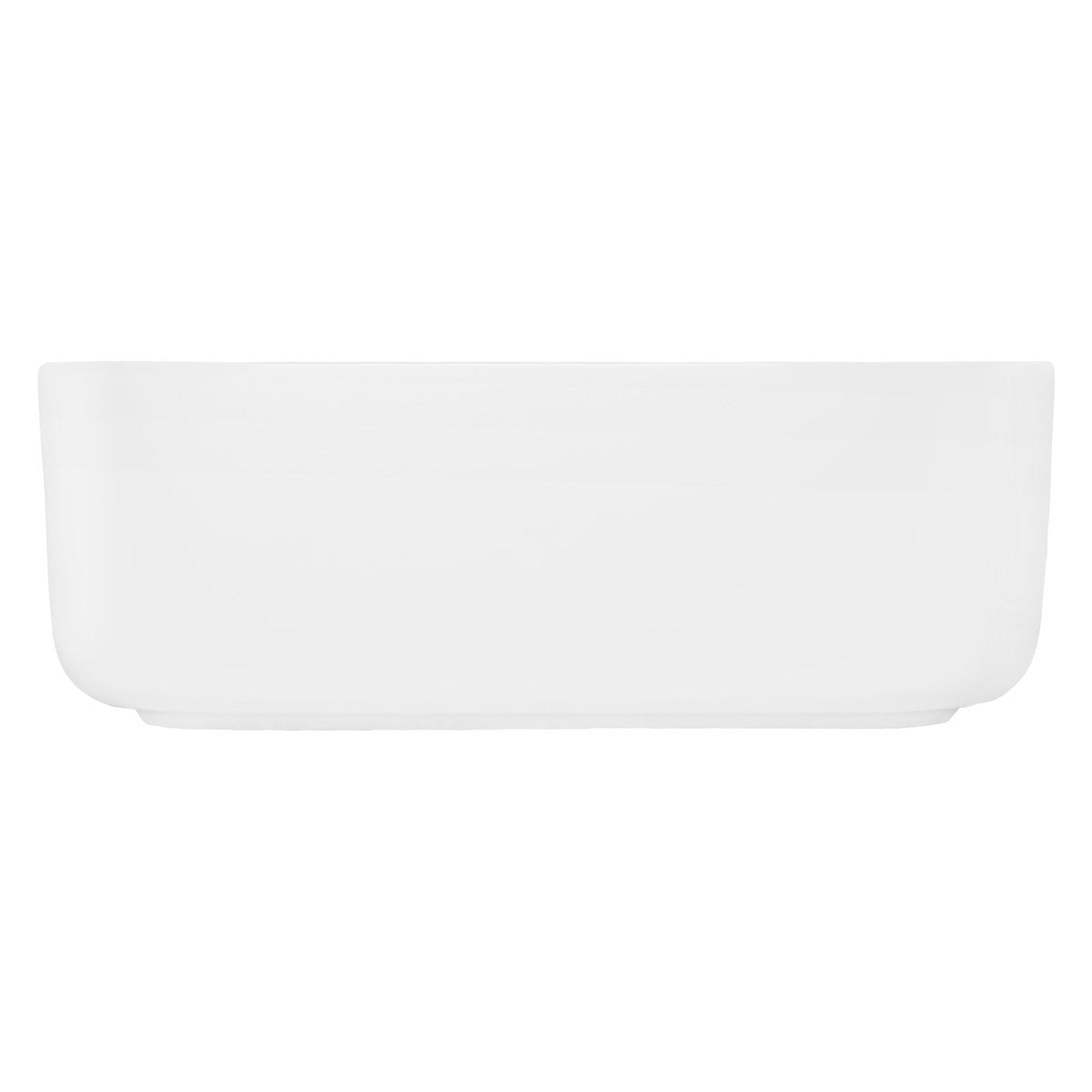 LuxeBath lavabo carré blanc céramique 39,5 cm à poser