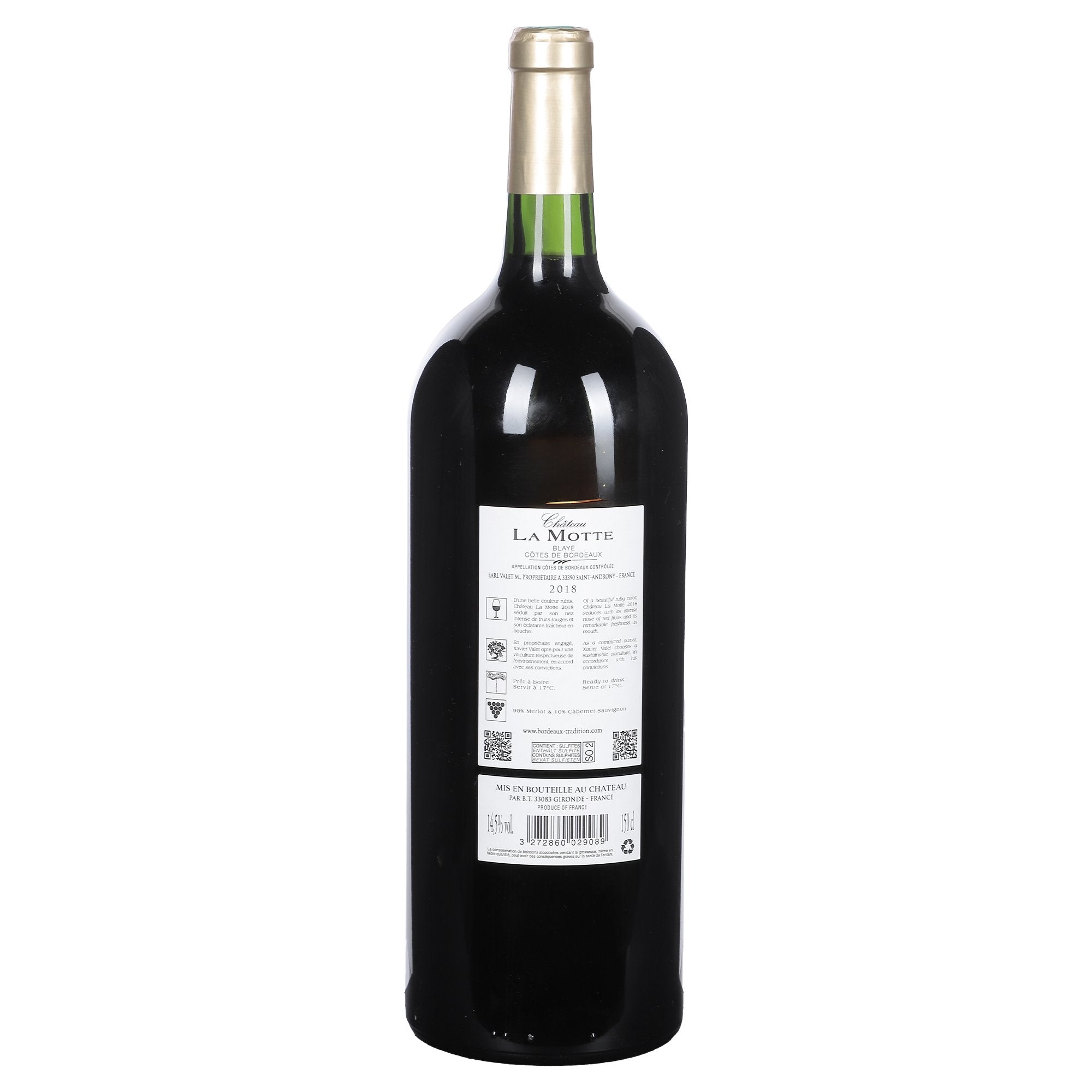 Château La Motte vin rouge Côtes Bordeaux 2018