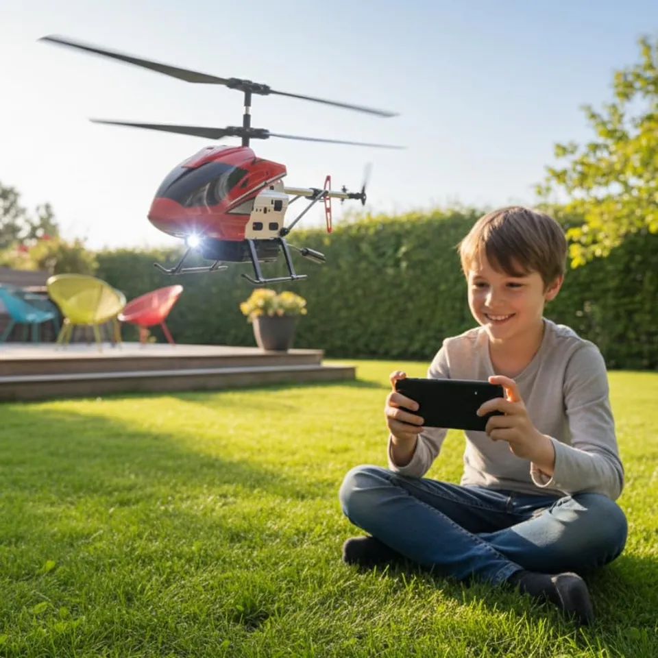 Shop-Story Helicam Hélicoptère Drone Caméra 2MP WiFi
