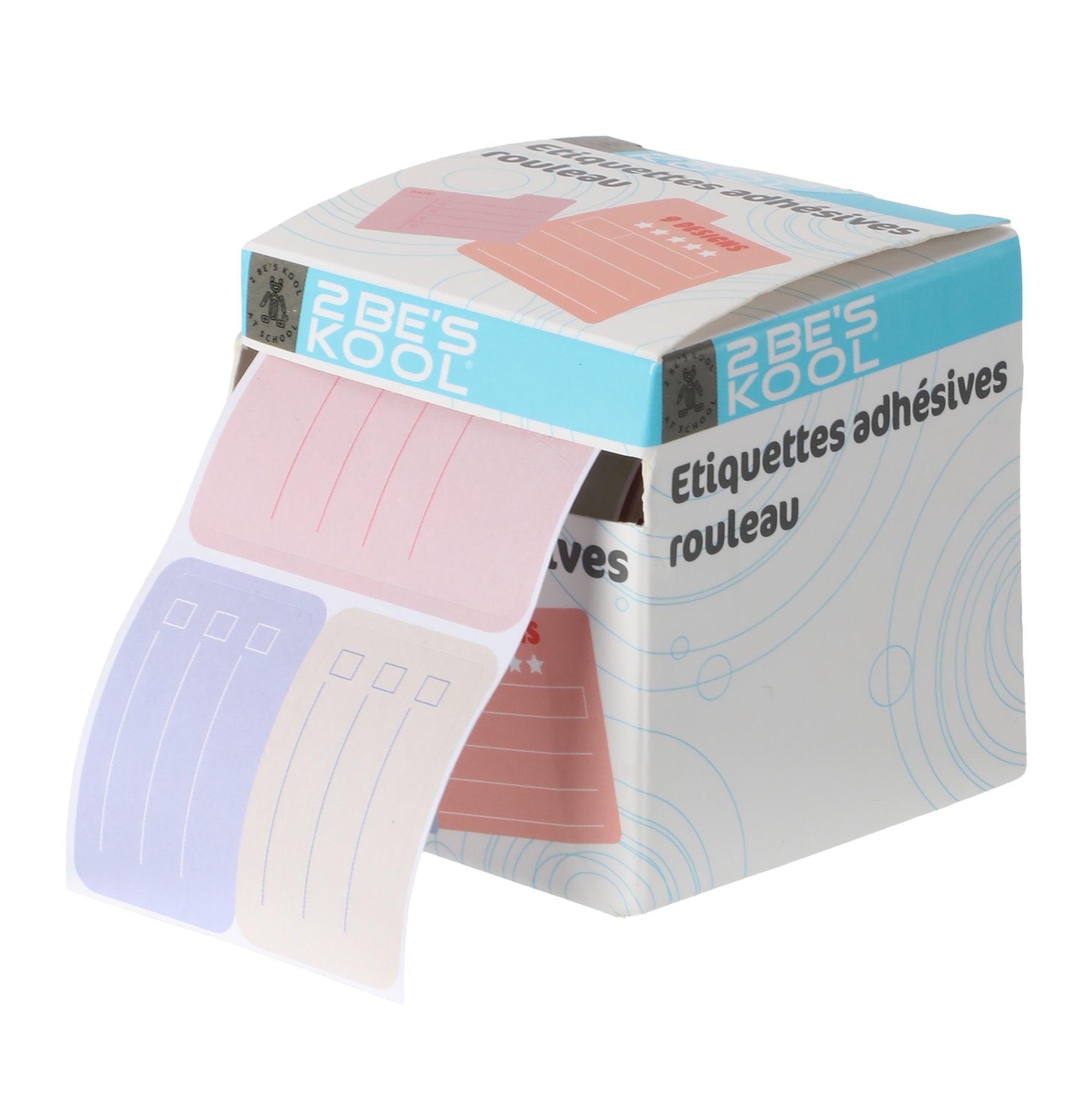 Stokomani Scolaire étiquette adhésive blanche identification