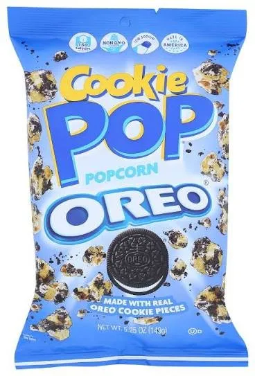 Oreo sachet pop-corn sucré chocolat pour goûter