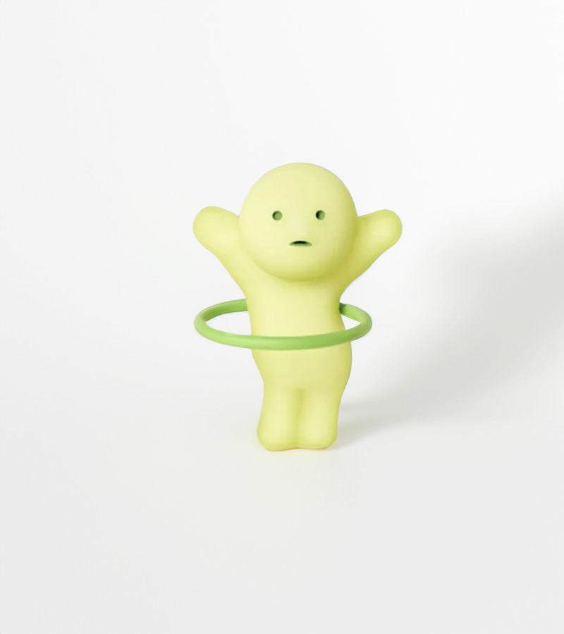 L'avant gardiste Smiski Exercising figurine fluorescente sport