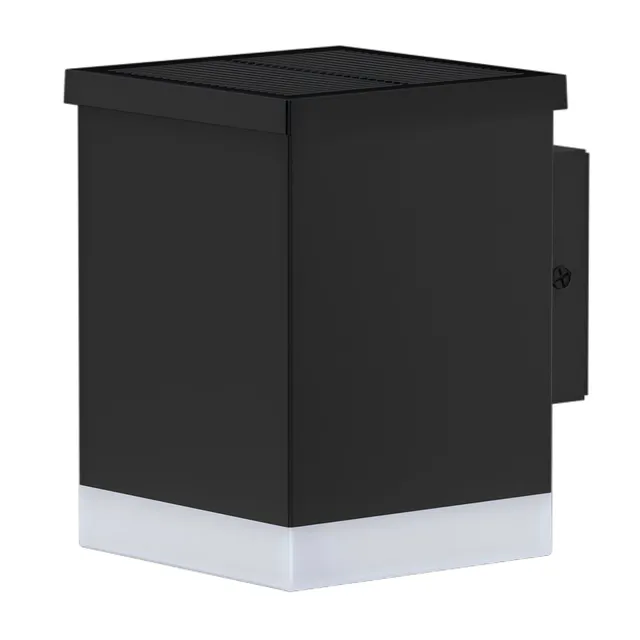 Red Deco Sunbox Black applique solaire LED blanc chaud H11,5cm