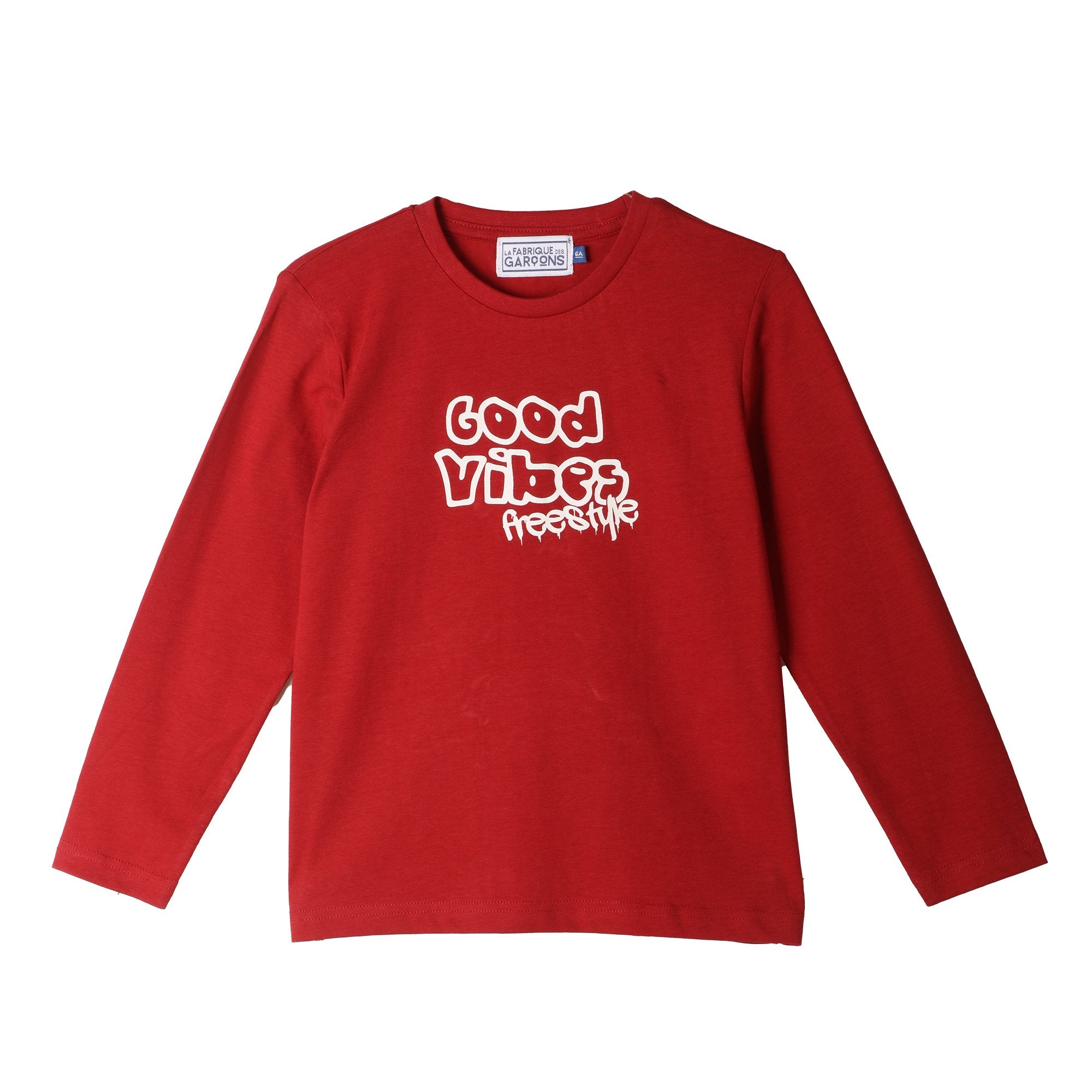 Stokomani Mode lot 2 tee-shirts enfant rouge coton 08A