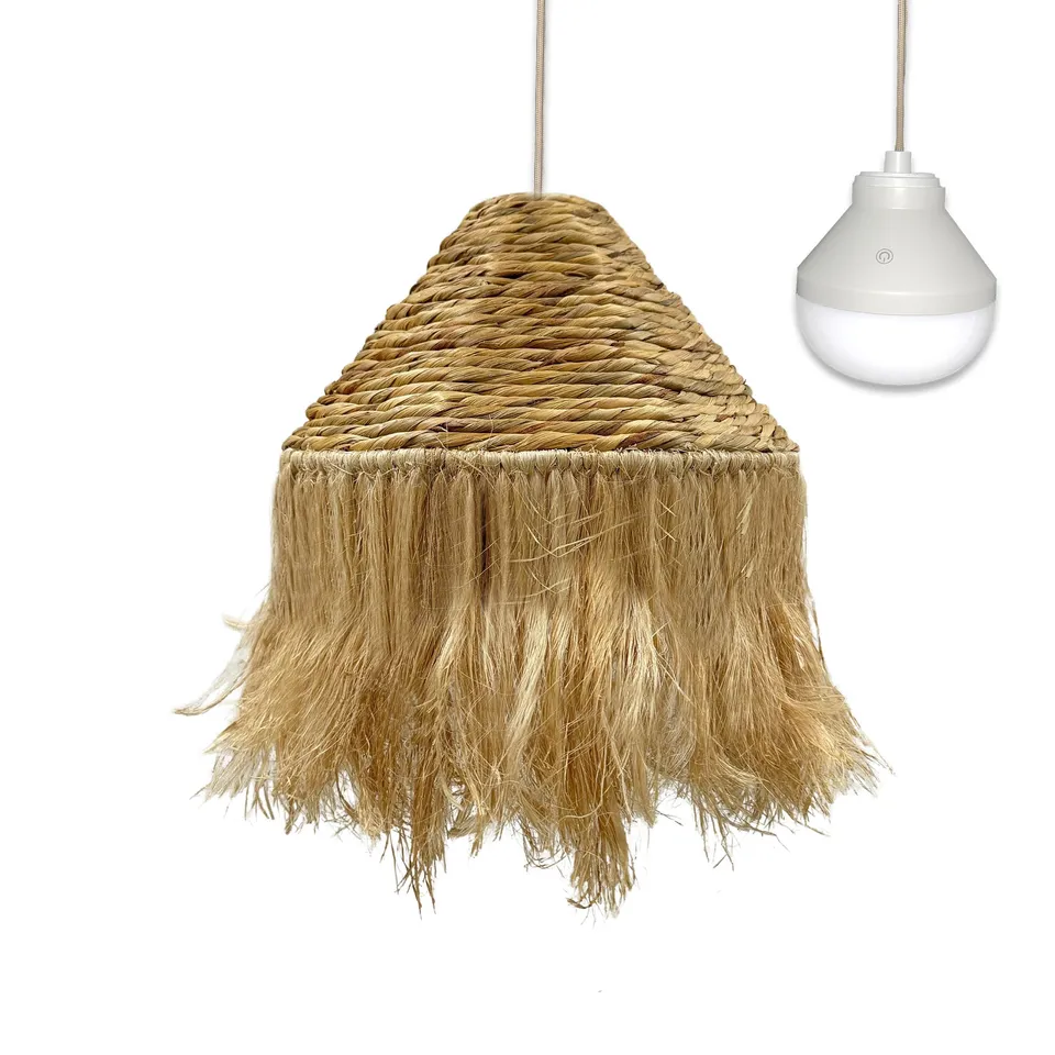 Red Deco Leonora Nomad suspension jacinthe H52cm LED RGB