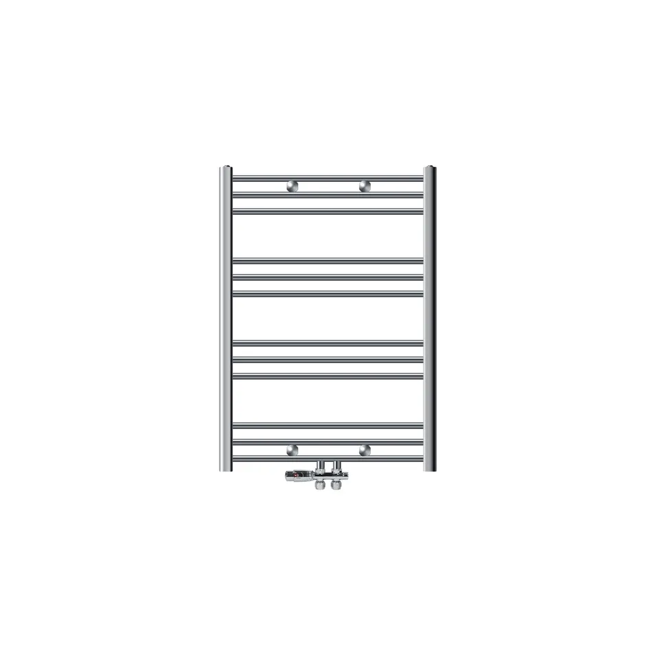 ECD Germany Heizungen sèche-serviettes chrome 750x800 courbé
