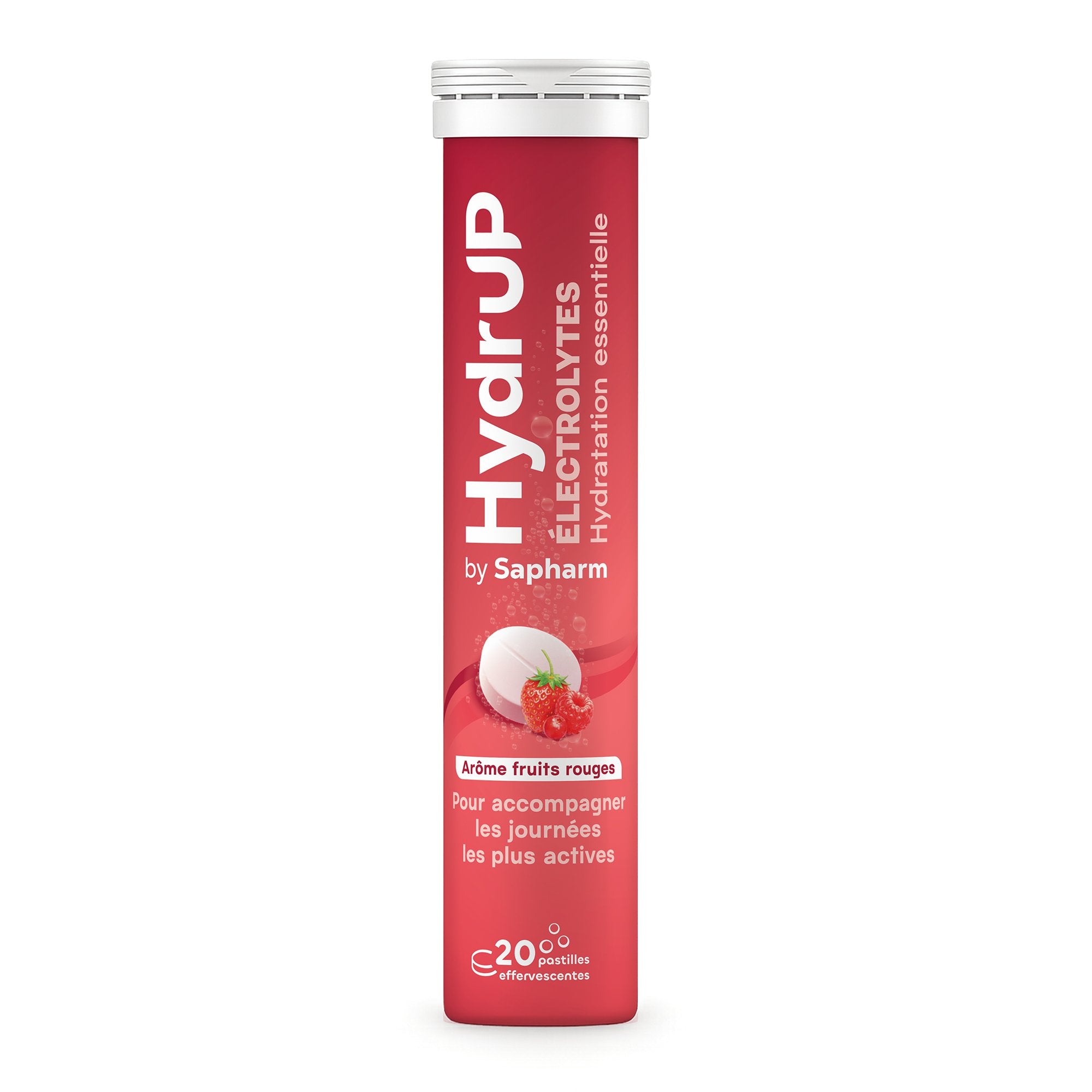 Hydrup Hydratation pastilles effervescentes fruits rouges x20