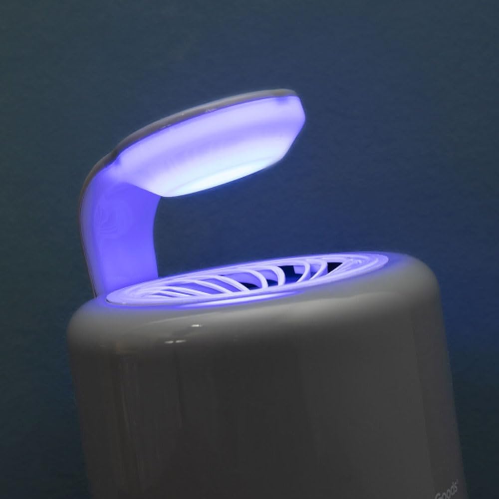 Kldrain lampe anti-moustiques LED UV aspiration silencieuse USB grise
