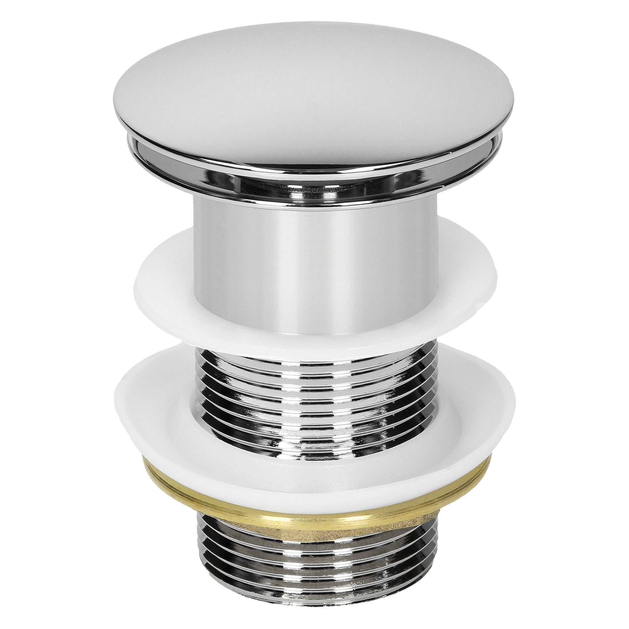 ECD Germany Sanitär vasque blanche 35cm céramique bonde argent