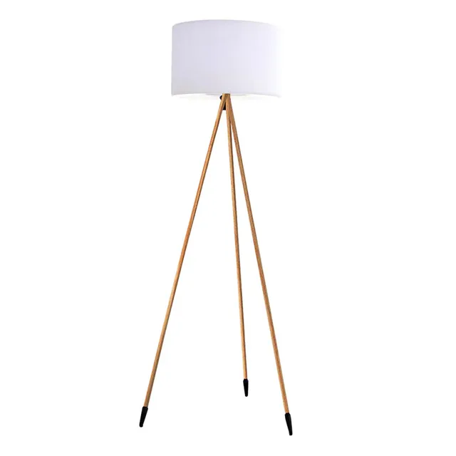 Red Deco Tamboury Wood lampadaire sans fil H155cm bois