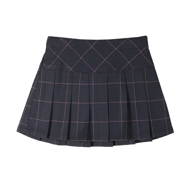 Stokomani Mode Jupe plissée fille bleu foncé 08A