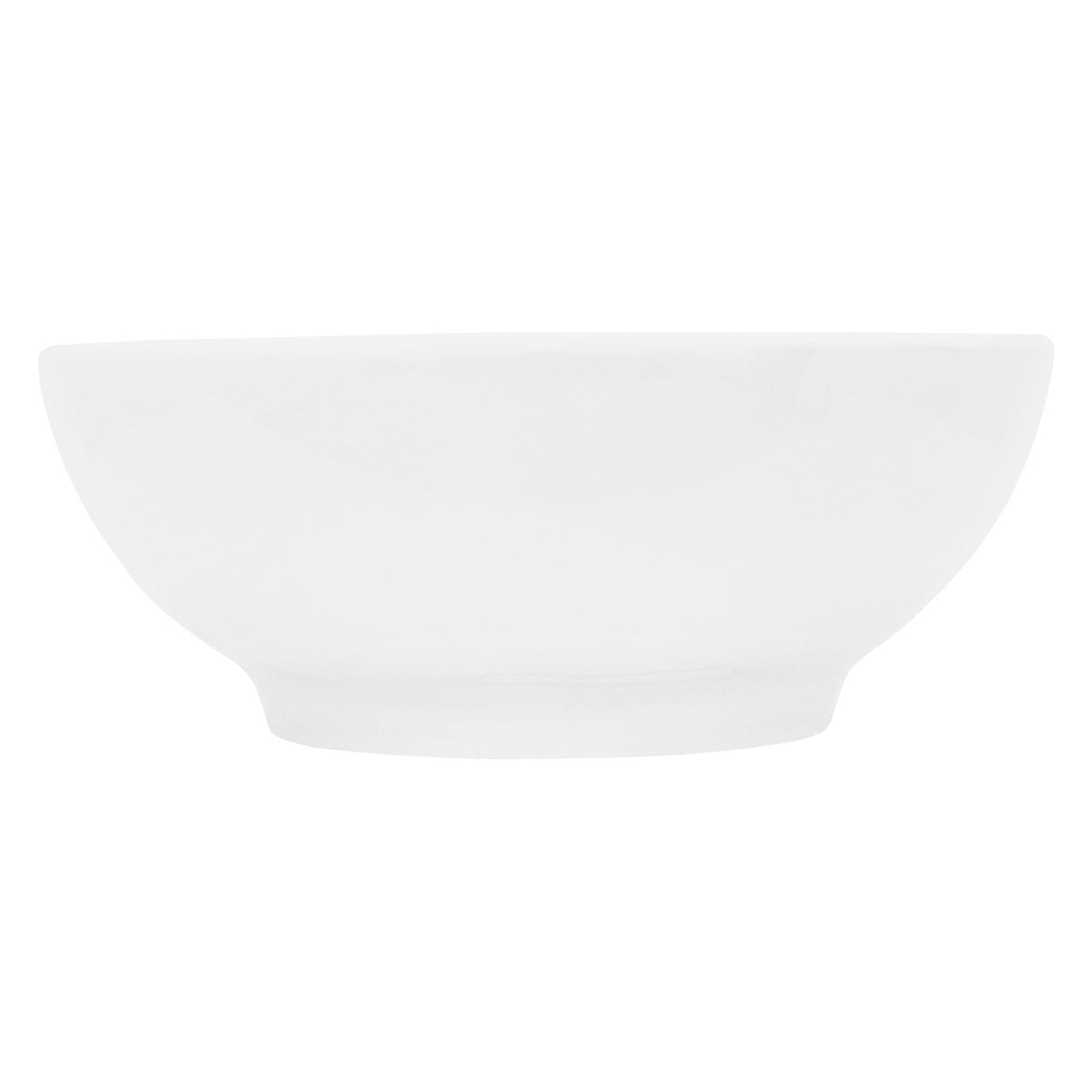 LuxeBath lavabo rond à poser blanc céramique Ø45,5 cm