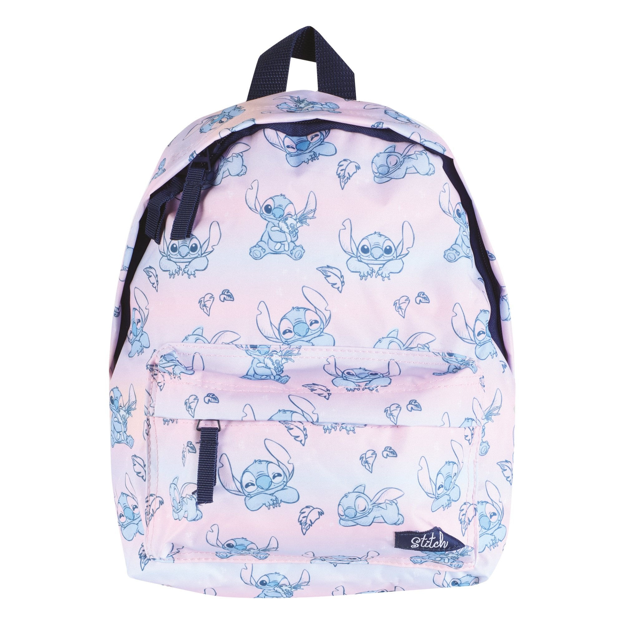 Stitch sac à dos 1 compartiment enfant bleu