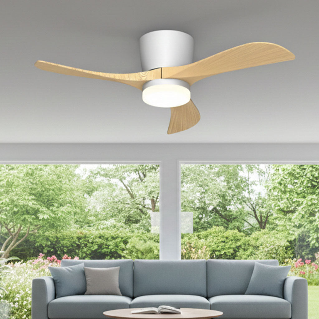 Red Deco Aliya 132cm ventilateur plafond LED télécommande