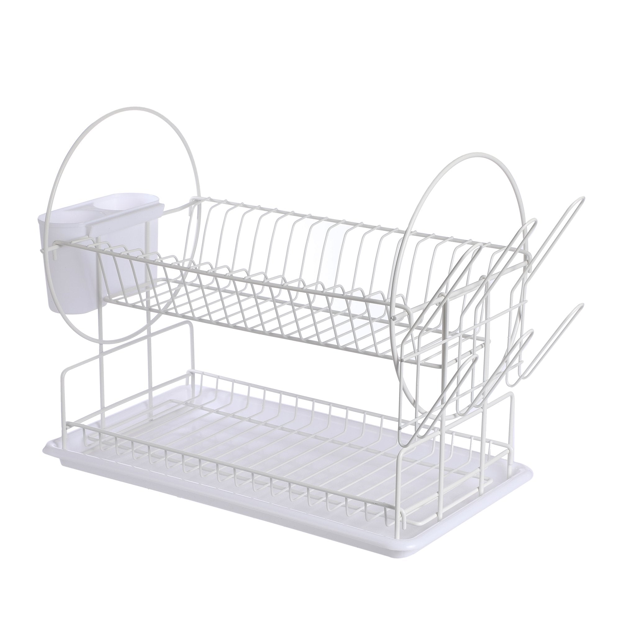 Stokomani Maison égouttoir 2 étages blanc cuisine