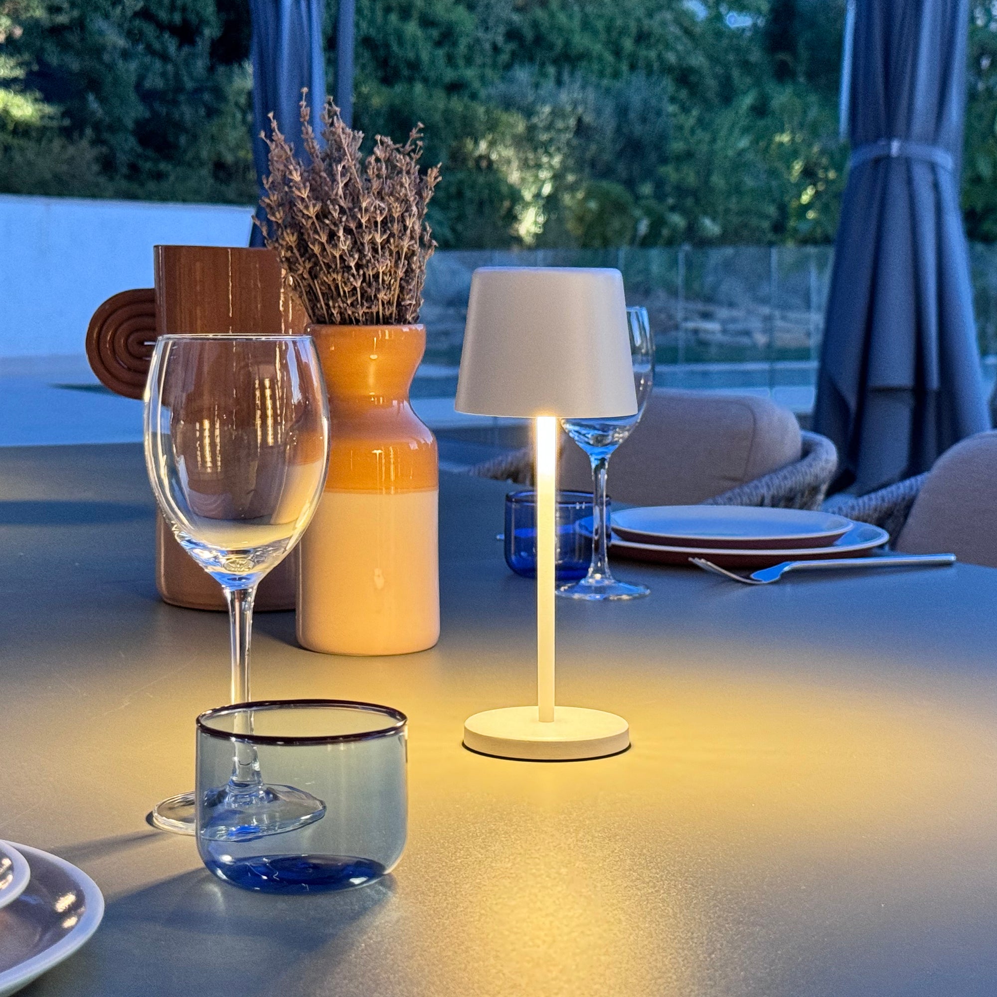 Red Deco Kelly Mini White lampe sans fil lot 6 blanc IP54