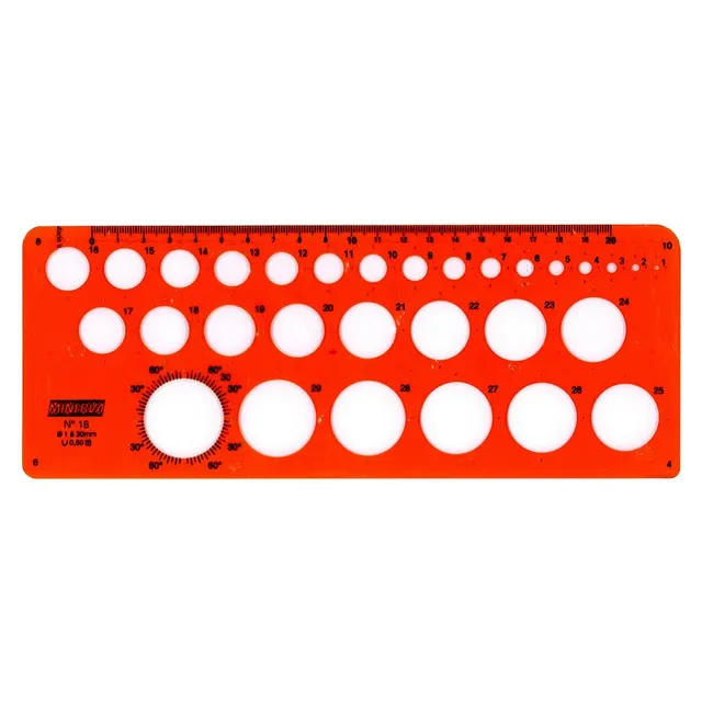 Safe Tool Fournitures de bureau trace cercles N°18 pairs impairs