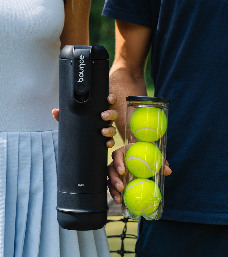 L'avant gardiste Tube Bounce pressurisateur balles Padel