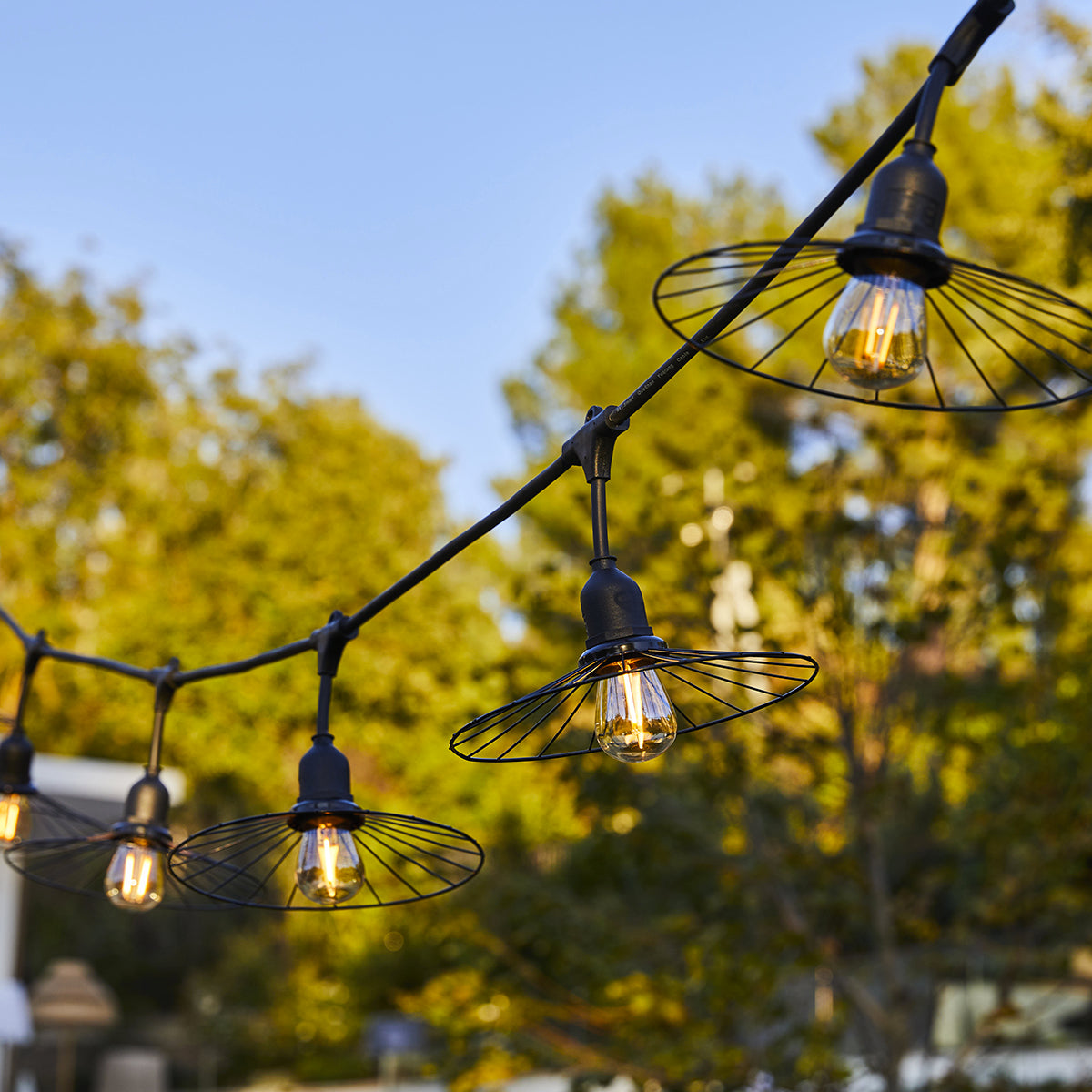 Red Deco Chic Cage Light 6m Guirlande lumineuse 10 ampoules E27