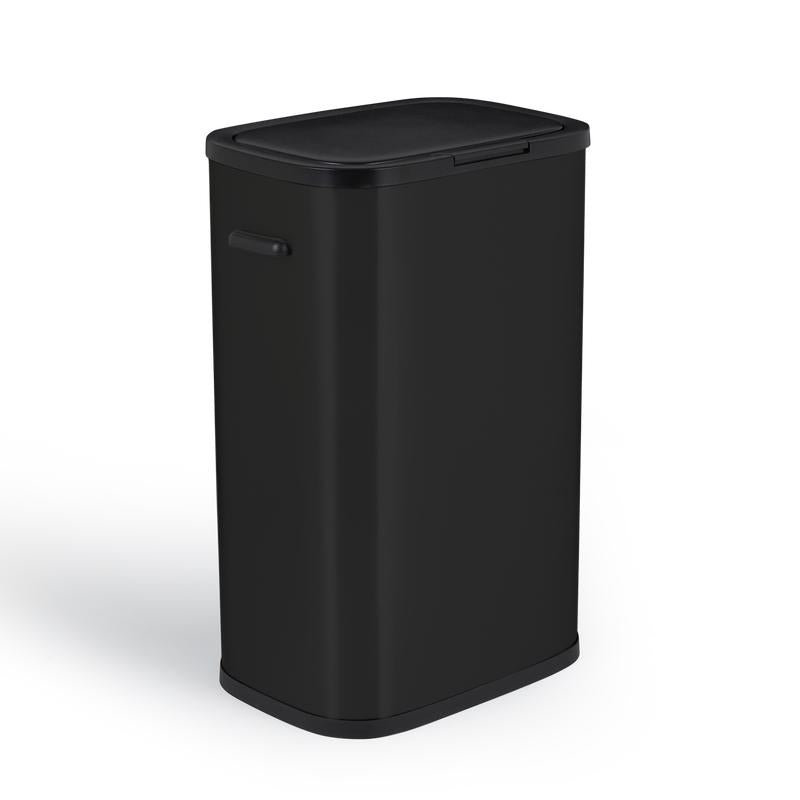 Red Deco Portland 60L poubelle cuisine push noir inox