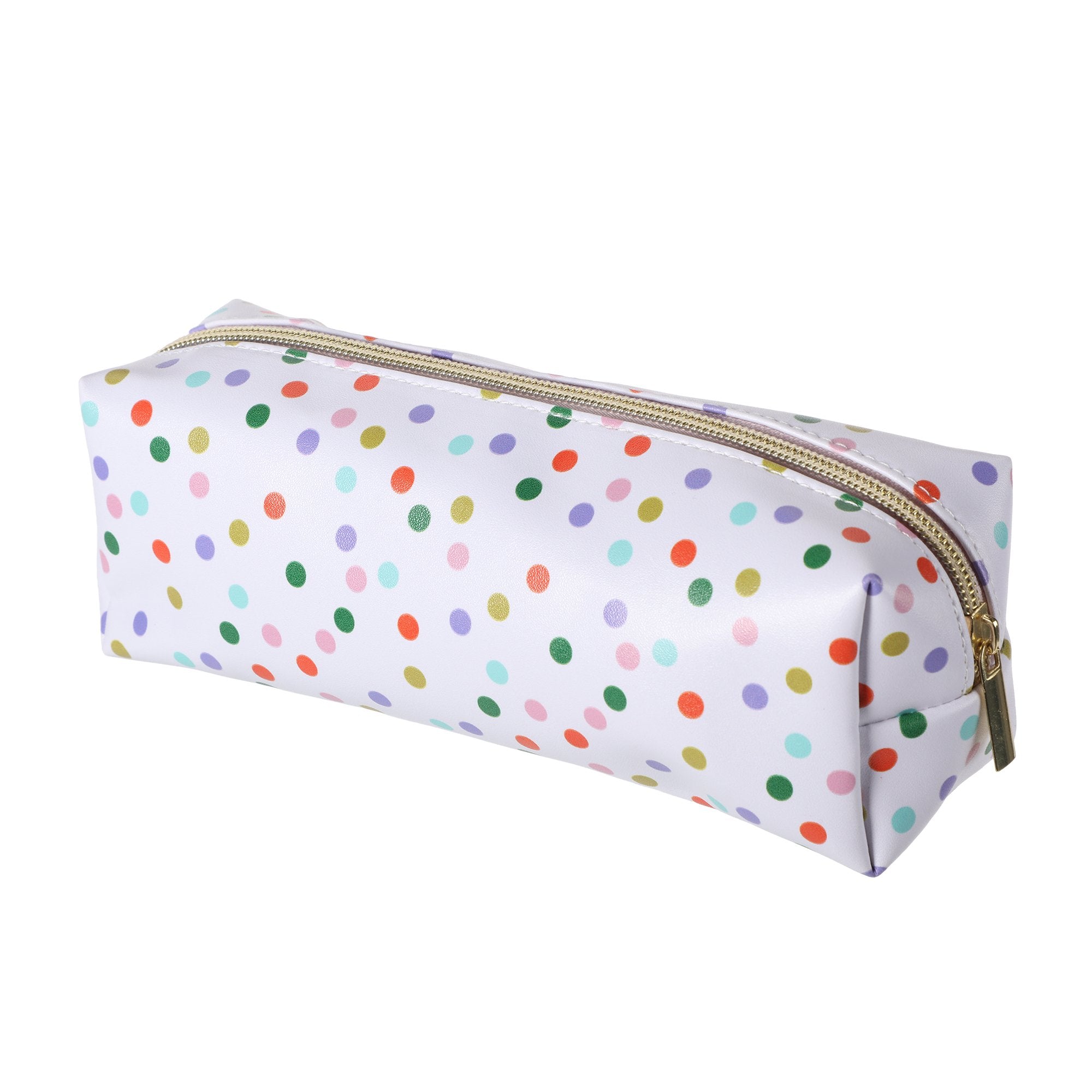 Stokomani fourre-tout blanc 20,5x6x7 cm trousse école