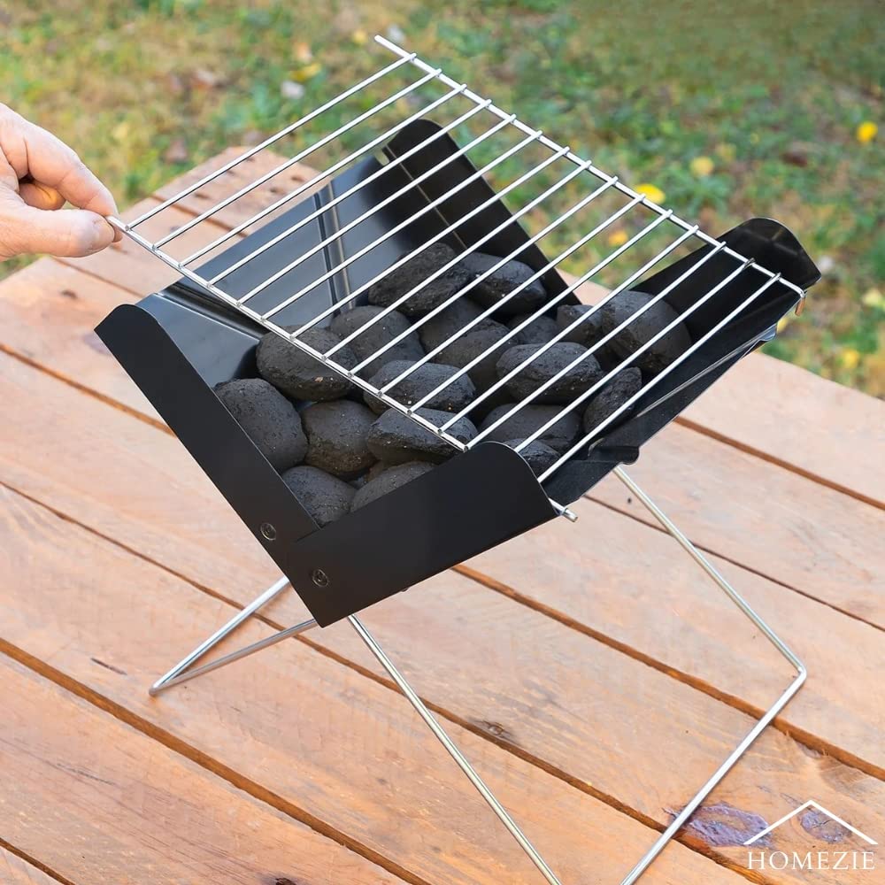 Shop-Story Minigrill barbecue à charbon portable 2 personnes