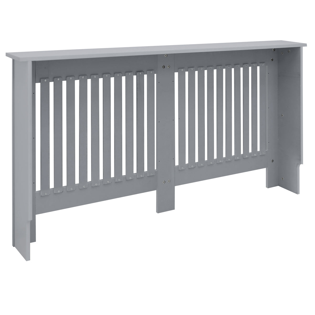 ECD Germany Heizungen cache-radiateur 152x19x82 gris MDF