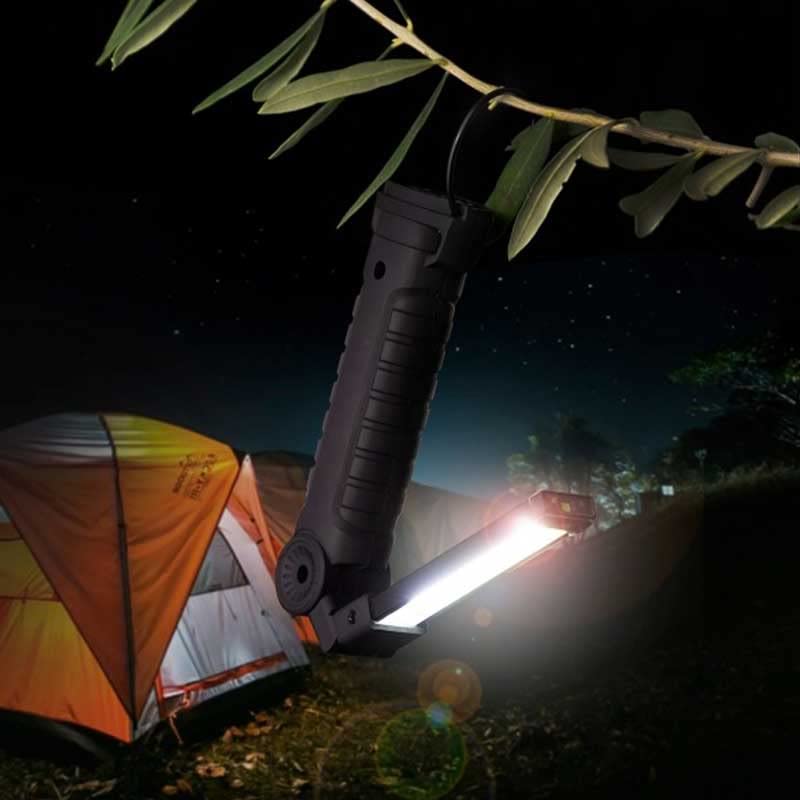 Shop-Story Litooler Lampe de Poche 24 LED Rechargeable Magnétique USB