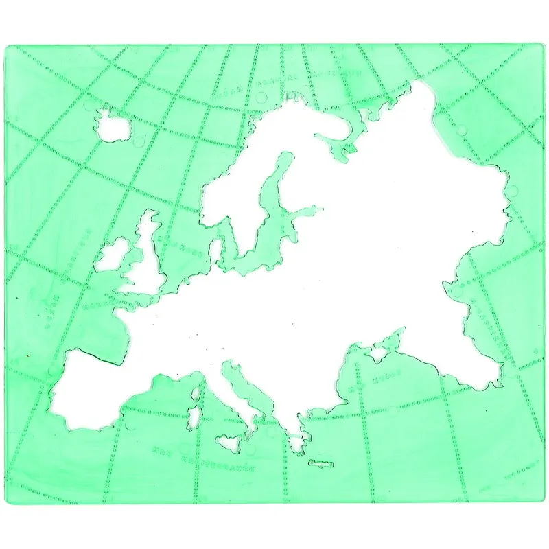 Safe Tool Carte contour Europe carte murale bureau