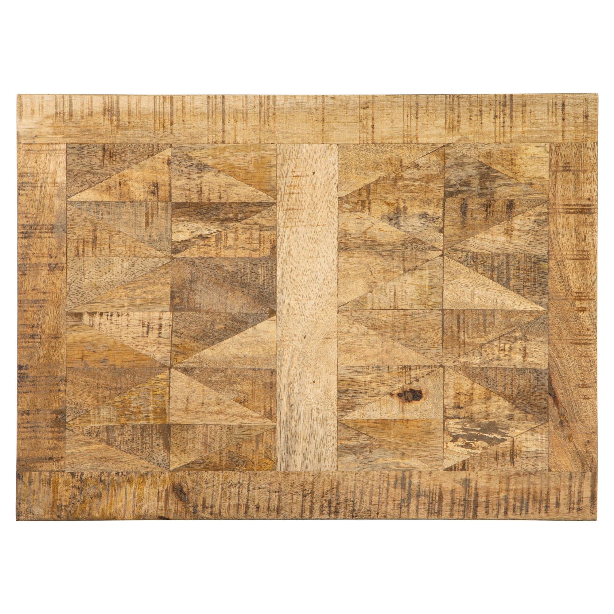 ECD Germany Möbel table d'appoint noire 48x35x63 manguier