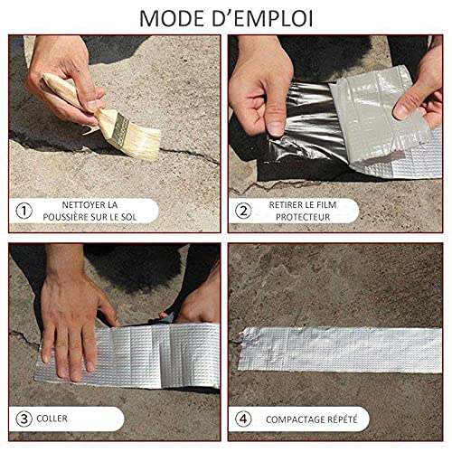 Shop-Story Alutape5M Ruban Butyle Alu Étanche 50mm x 5m