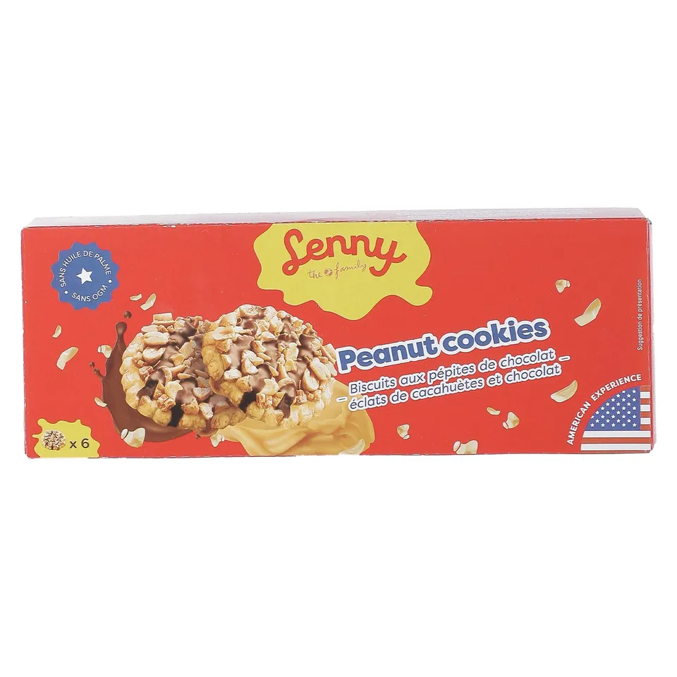 Stokomani Épicerie Cookies beurre de cacahuètes américain
