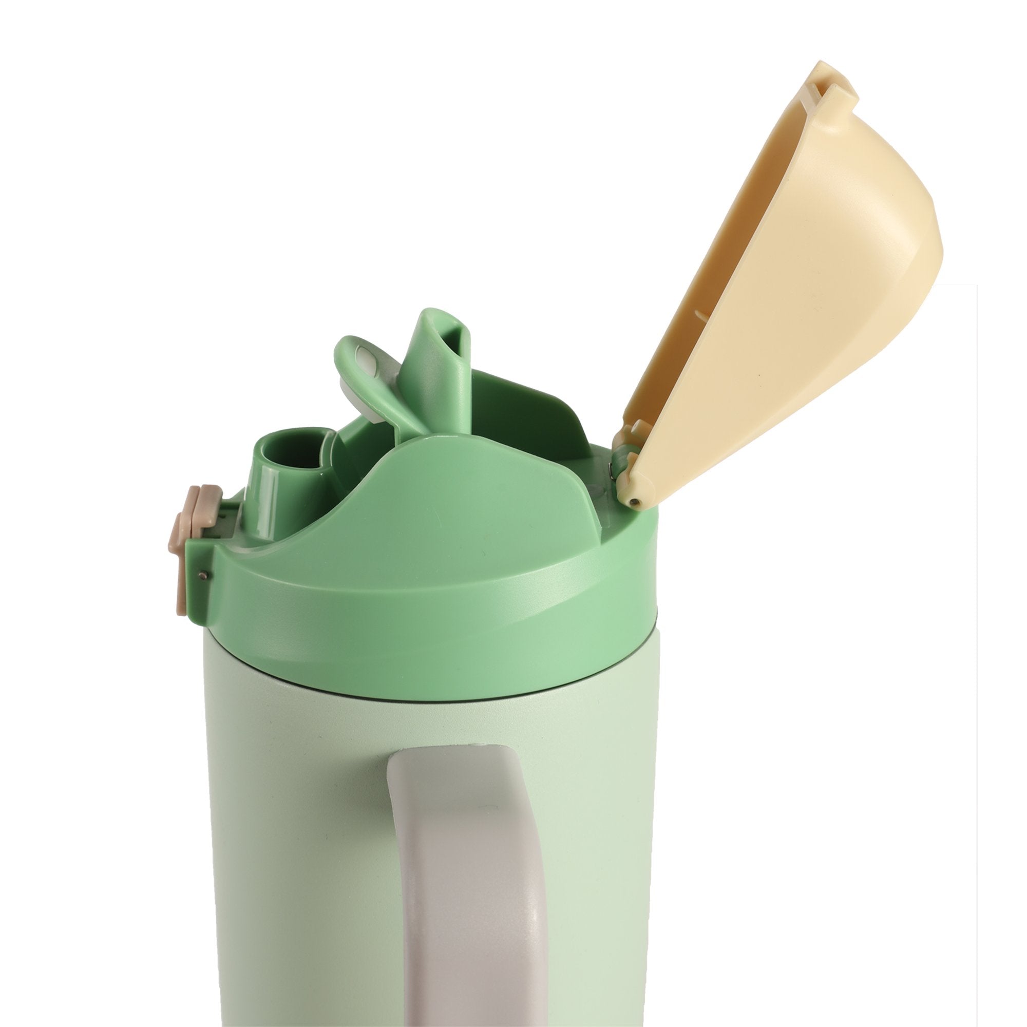 Stokomani Voyage Mug de transport poignée 900ml Vert