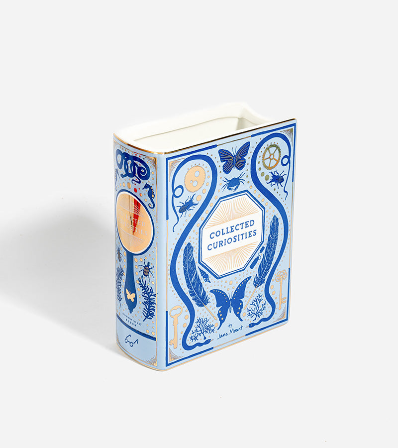 L'avant gardiste Vase Bibliophile céramique vase livre rouge