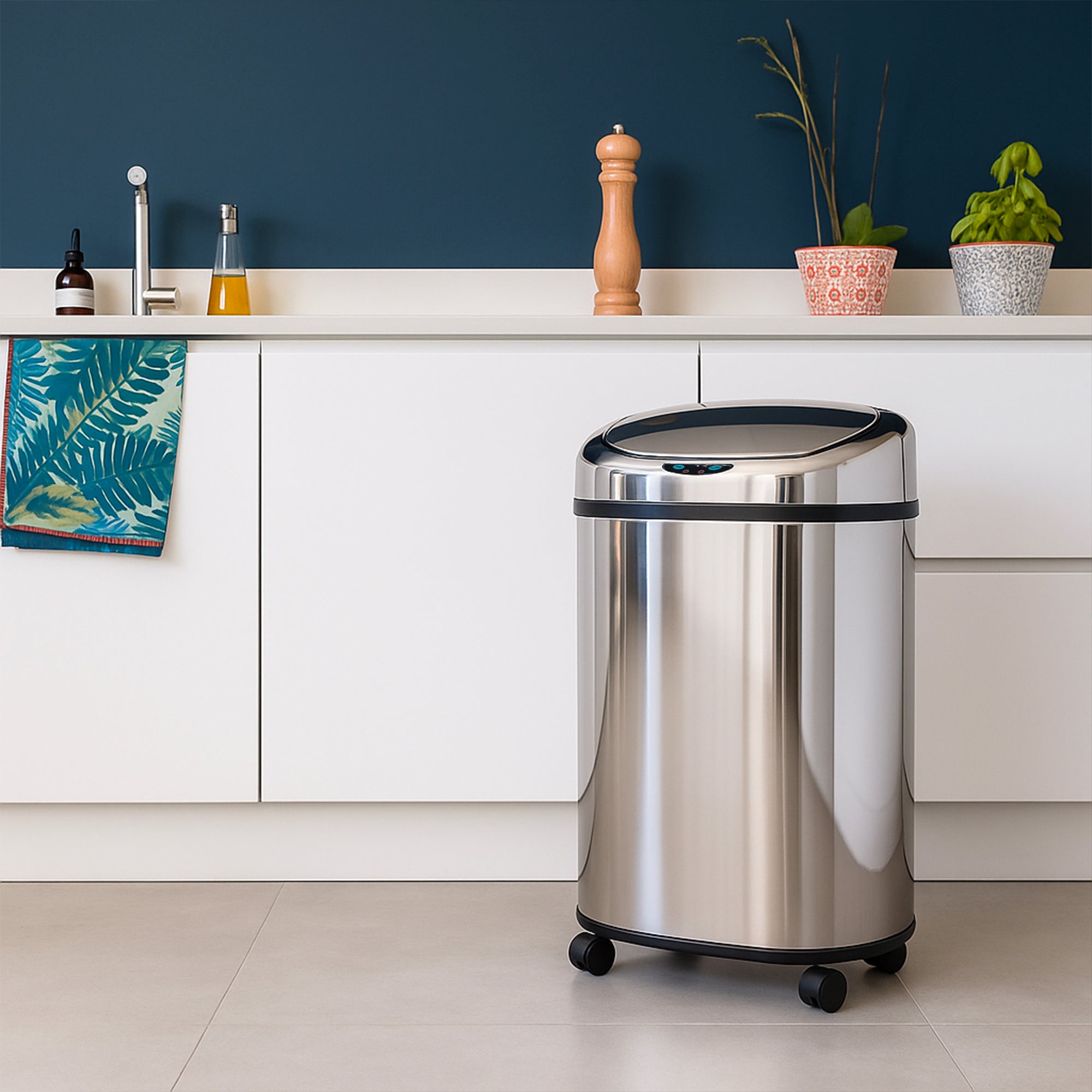 Kitchen Move kit 4 roues poubelle automatique Majestic Daytona