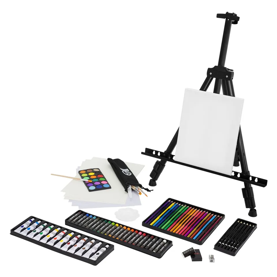 ECD Kinder chevalet 156 cm + kit peinture 140 pièces