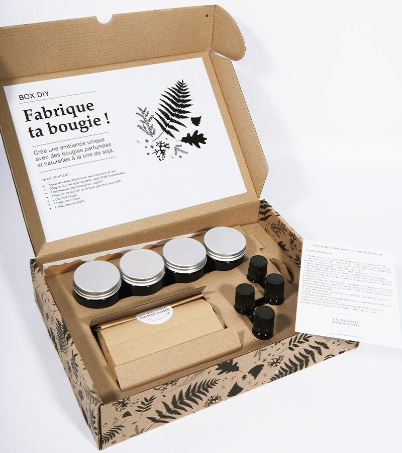 L'avant gardiste Box DIY bougies boisées à faire soi-même