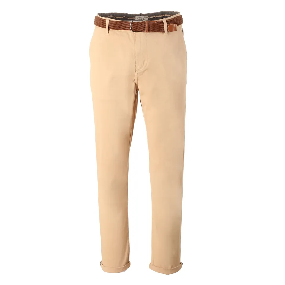 Stokomani Mode Pantalon chino beige homme taille 42
