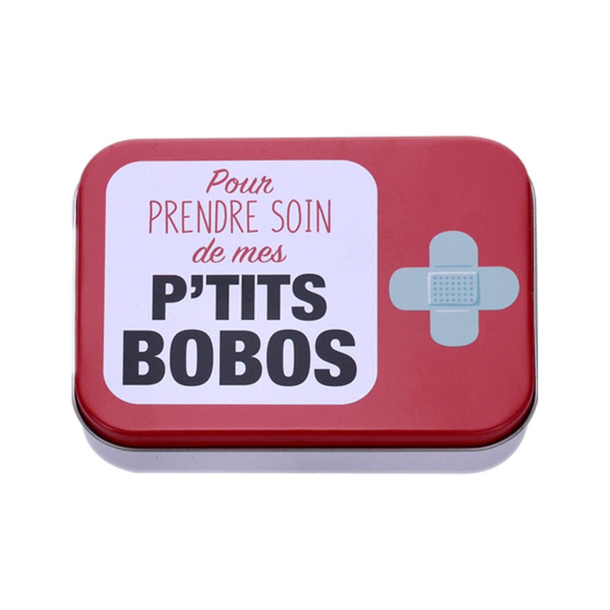 Boîte métal 24 pansements petits bobos fantaisie