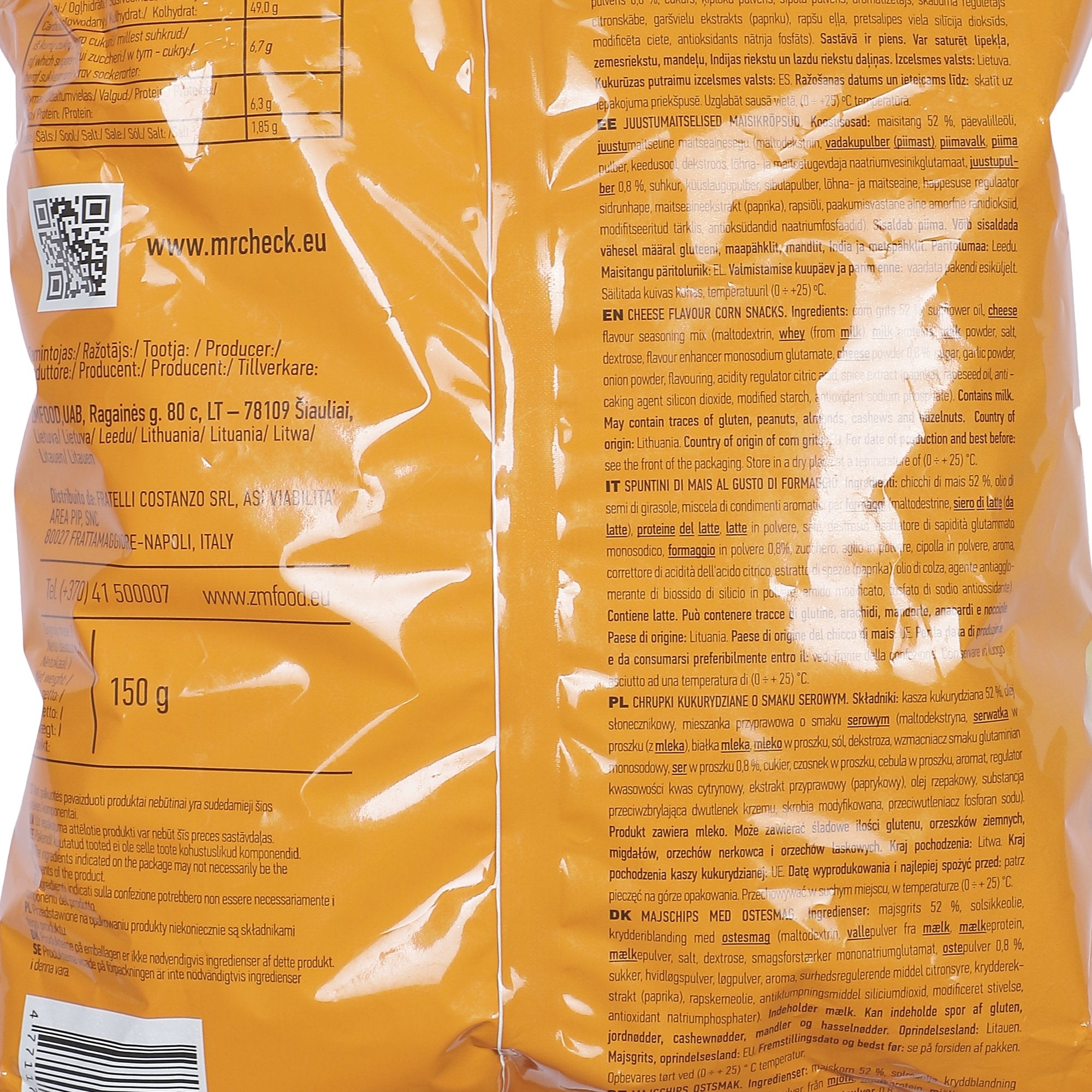 Stokomani Épicerie Rings saveur fromage sachet apéritif croustillant