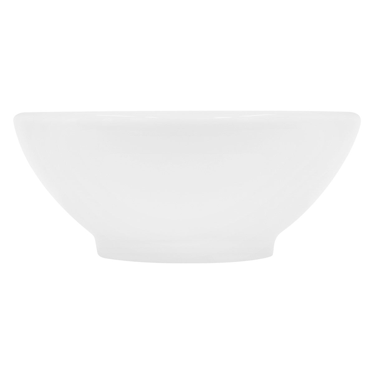 LuxeBath Vasque ronde céramique noir 42 cm avec bonde
