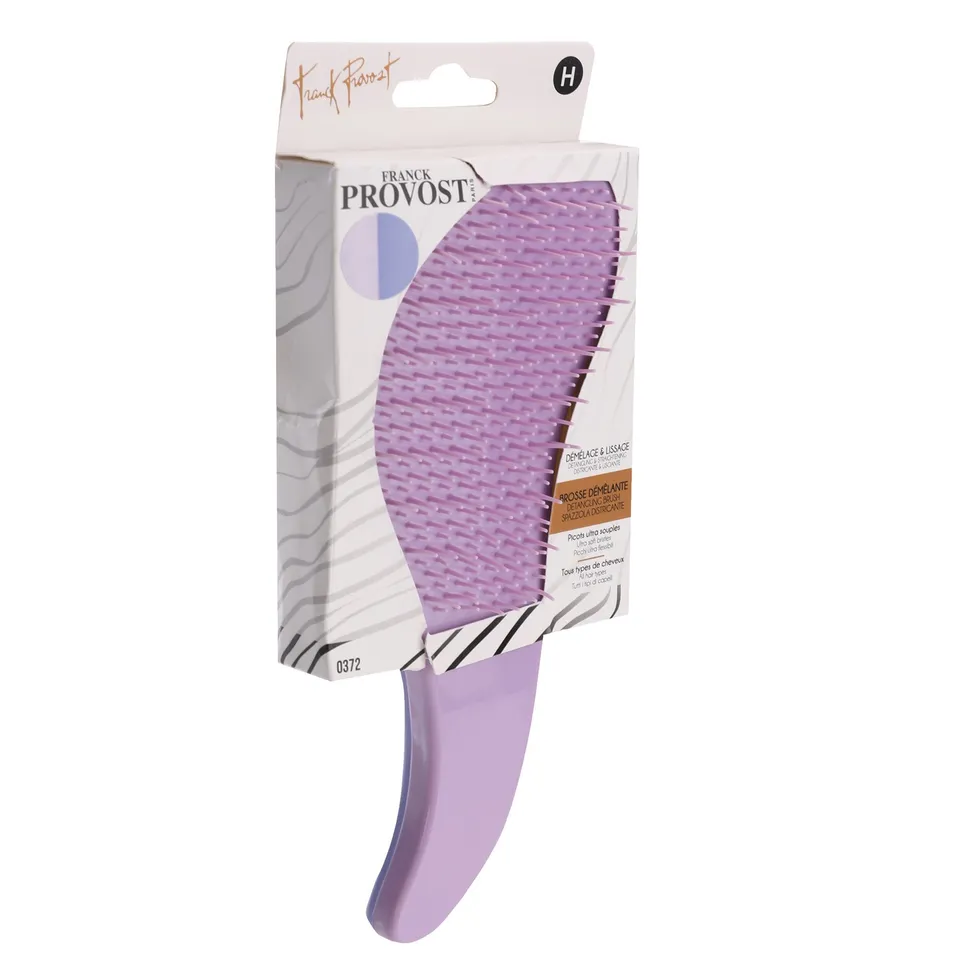 Stokomani brosse démêlante cheveux mi-longs picots souples