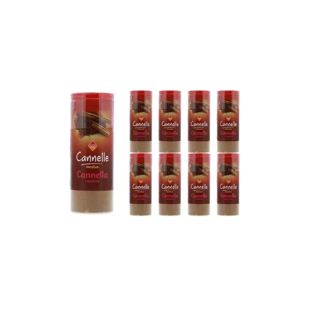 Leader Price cannelle moulue épice lot 9 x 30g