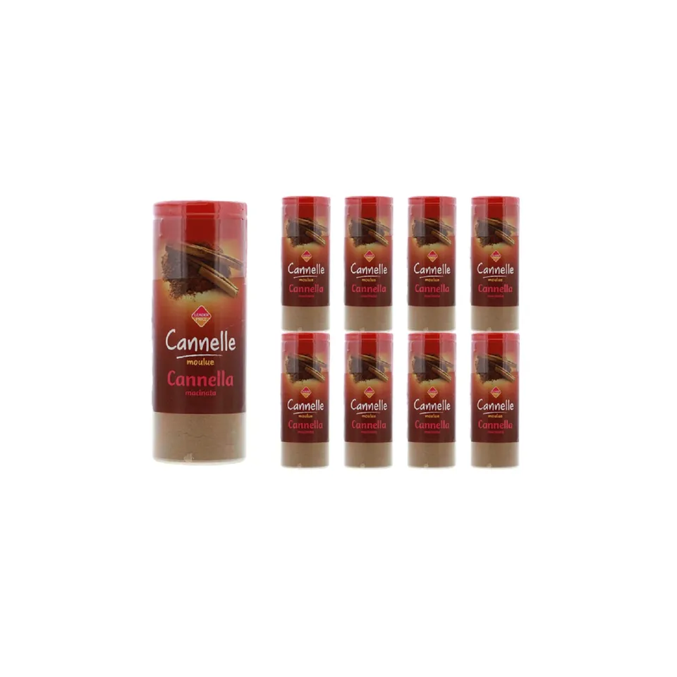 Leader Price cannelle moulue épice lot 9 x 30g